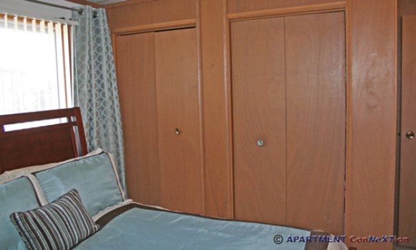 Master Bedroom with Double Closets