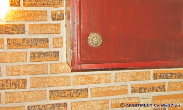 Kitchen Brick Backsplash