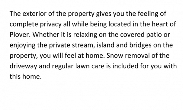 Additional Description Text