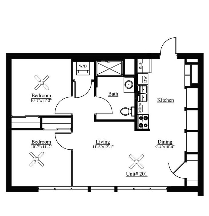 Second 2-Bedroom Style Second 2-Bedroom Style