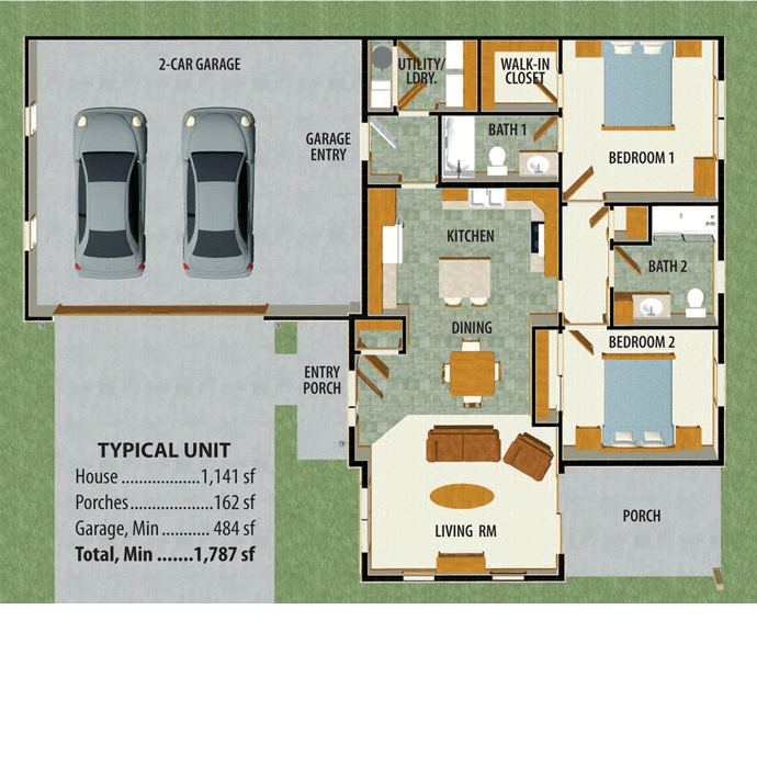 Typical Townhome Floor Plan Typical Townhome Floor Plan