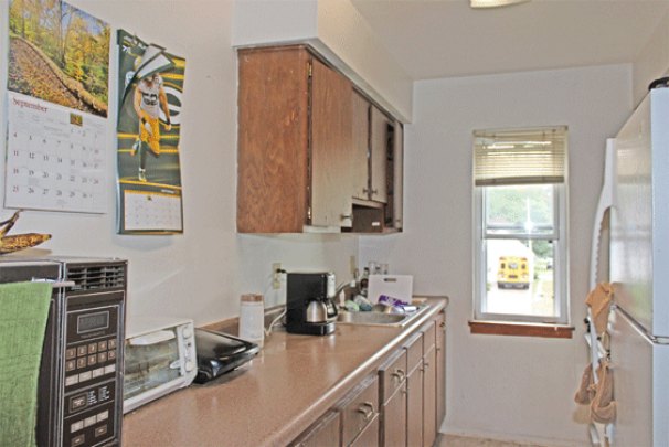 Kitchen with Dark Cabinetry
