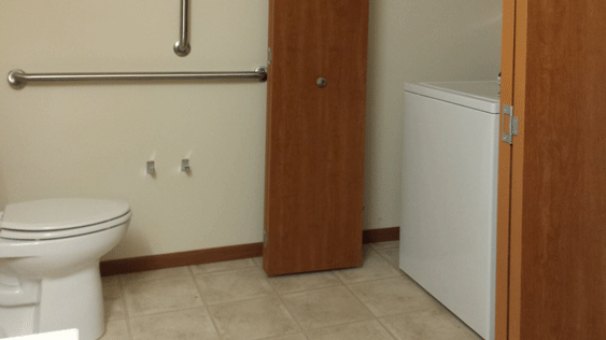 Half Bathroom with Laundry