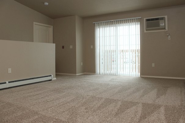 Living Room with Private Deck