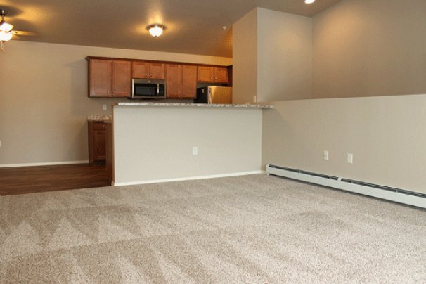 Kitchen & Dining Room from Living Room