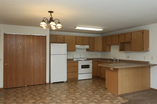 Dining Area & Kitchen from Living Room