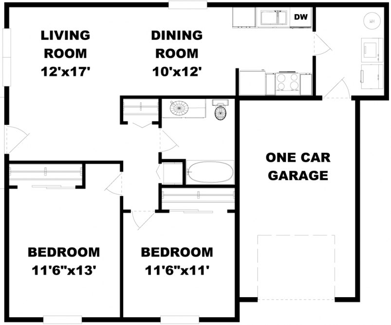 Floor Plan Center Units