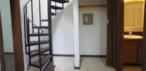 Spiral Staircase to Loft