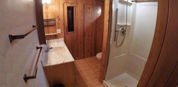 Bathroom and Sauna