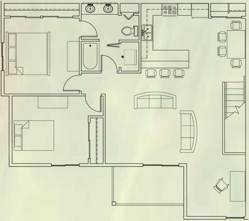 Buckingham Floor Plan (Upper)