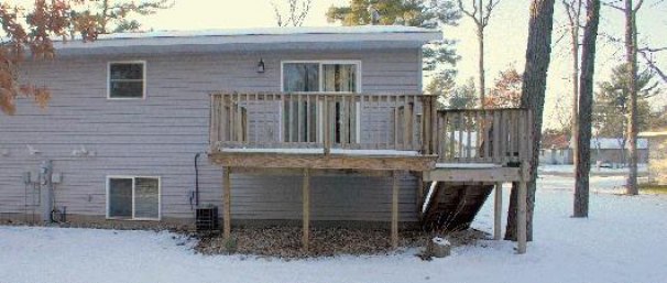 Exterior Back with Large Deck
