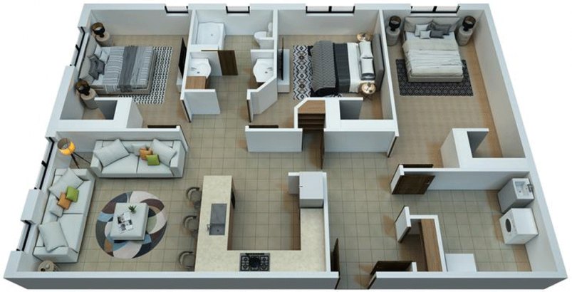 3D Floor Plan
