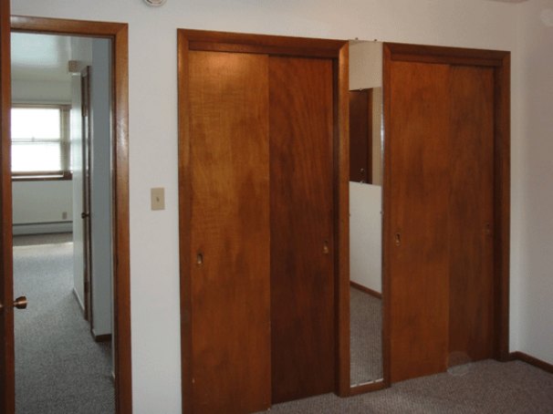 Bedroom Double Closets