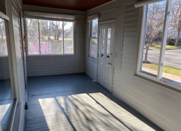 Enclosed Front Porch