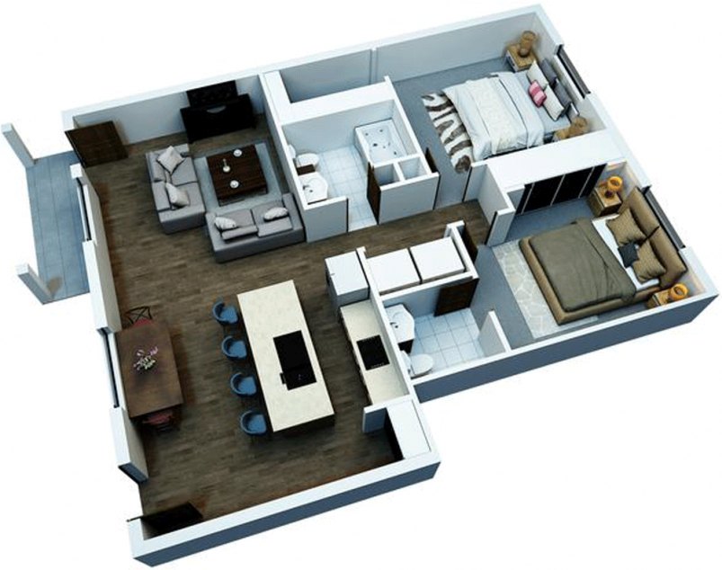 Lower Unit Floor Plan Lower Unit Floor Plan