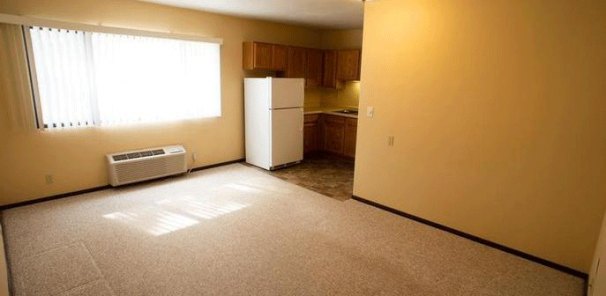 Living / Sleeping Area to Kitchen