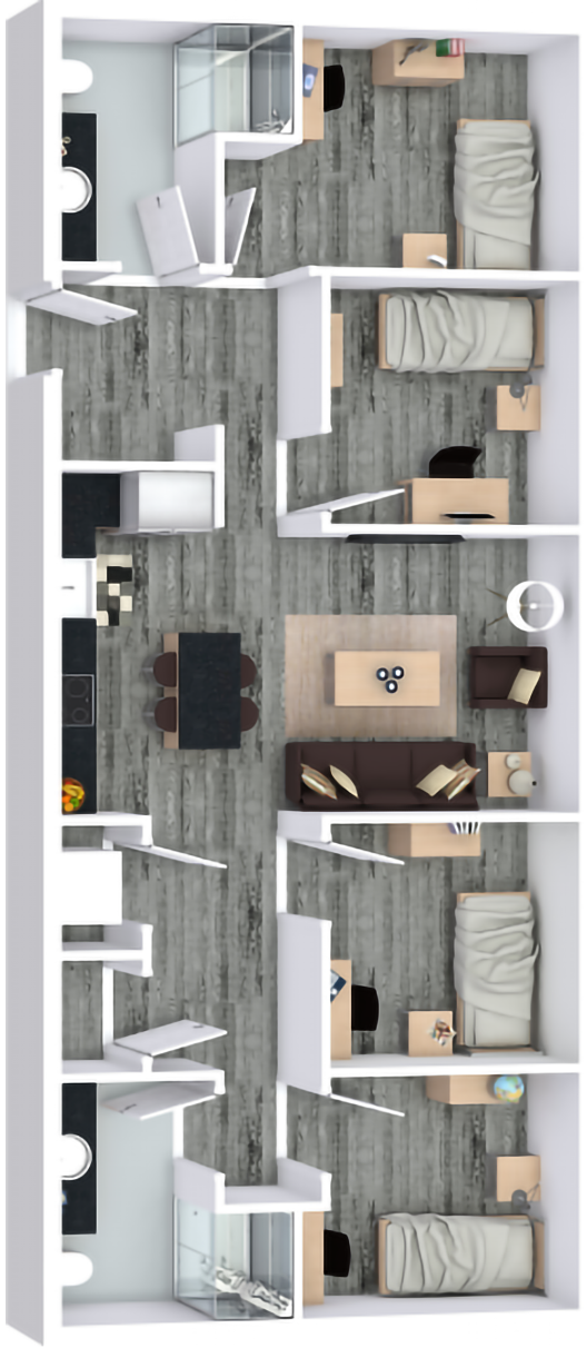 4-Bedroom Floor Plan 4-Bedroom Floor Plan
