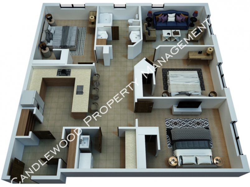 3-Bedroom Floor Plan 3-Bedroom Floor Plan