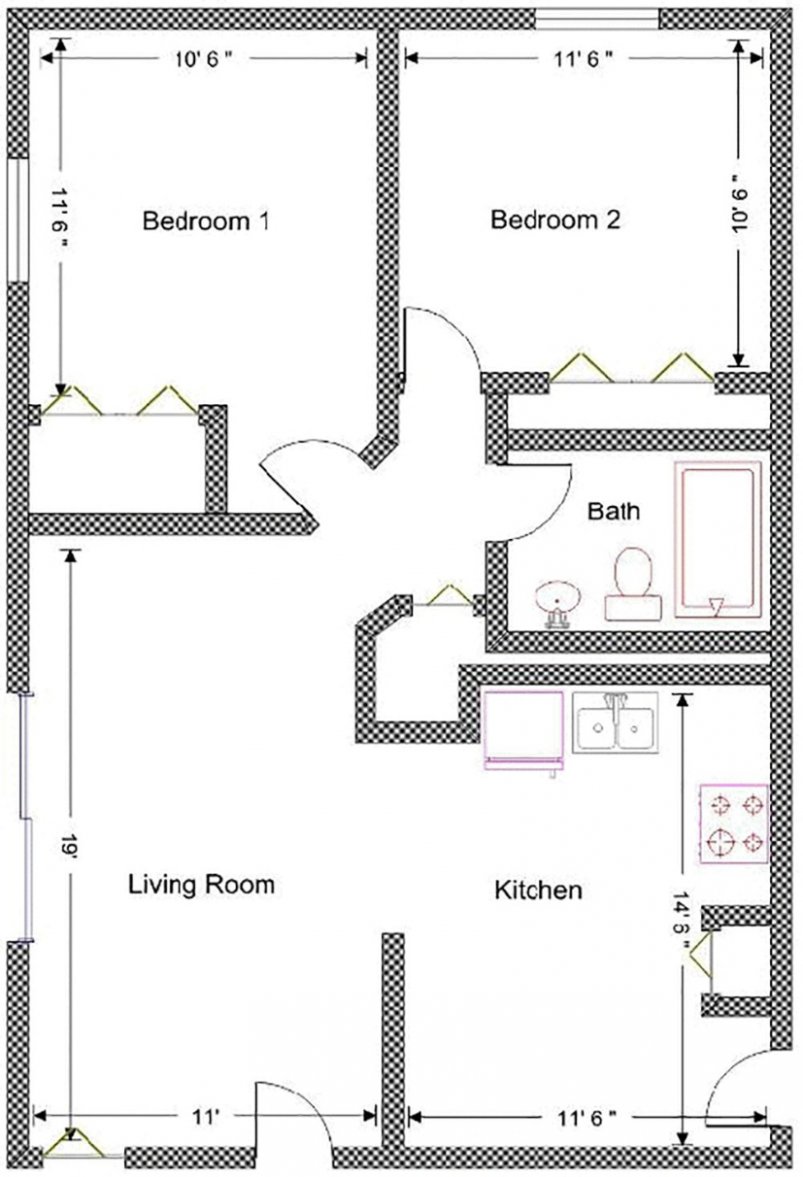 Floor Plan - Upper Units
