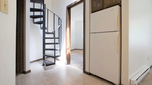 Loft Staircase from Kitchen