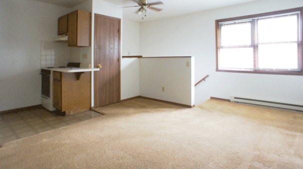 Living Room to Kitchen and Entry